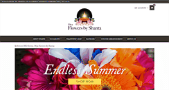 Desktop Screenshot of flowersbyshanta.com